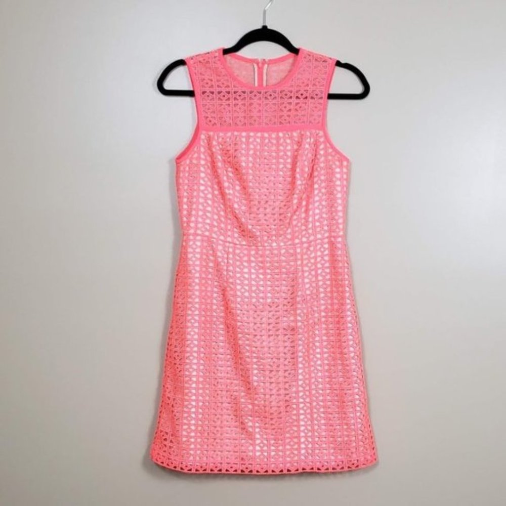 Shoshanna Lace Overlay Dress
